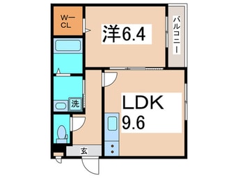間取図 フェリシアーク加美