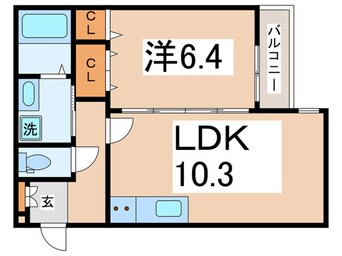 間取図 フェリシアーク加美