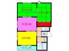 第２向和マンション 3DKの間取り