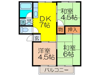 間取図 南春日丘日野山荘