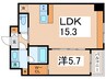 プレジオ長田 1LDKの間取り