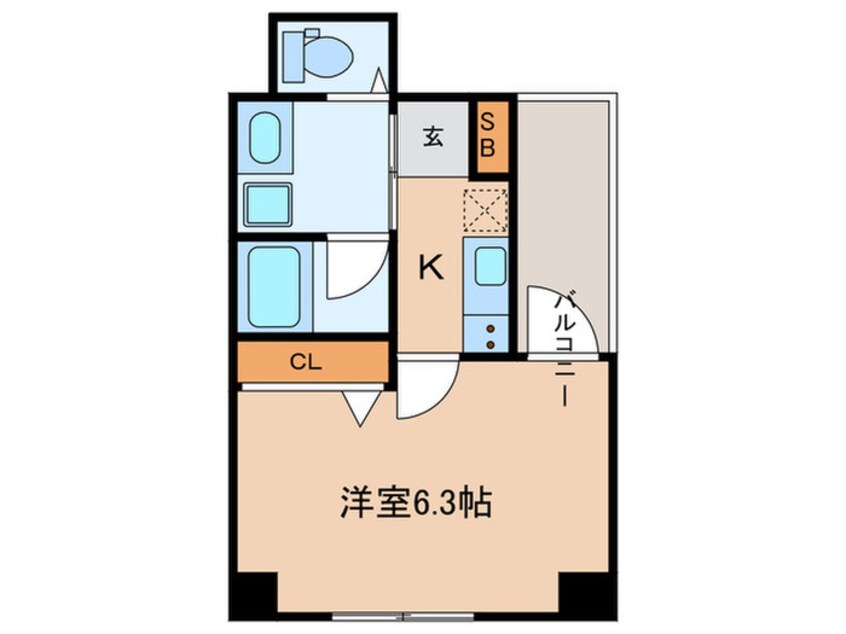 間取図 リーフビル坂口