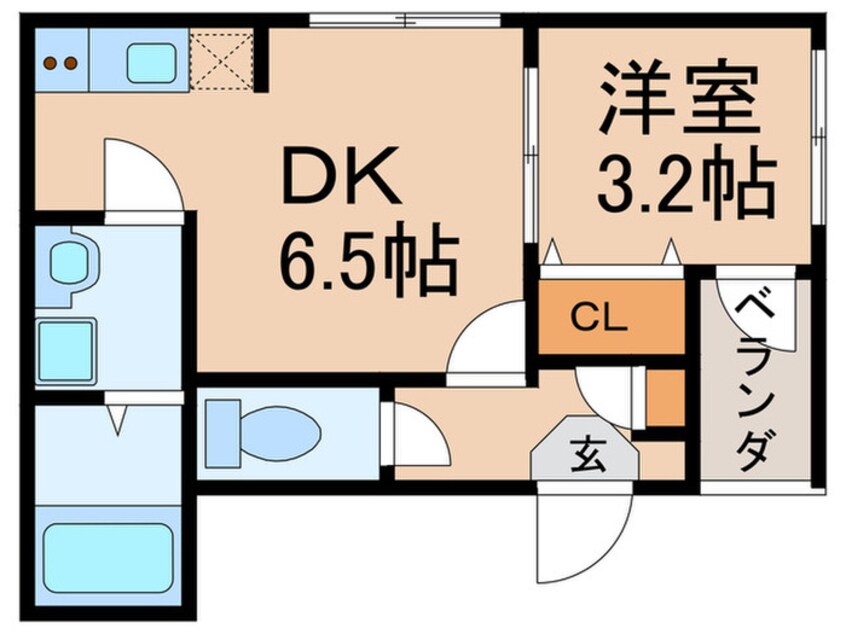 間取図 仮)ハーモニーテラス庄内幸町