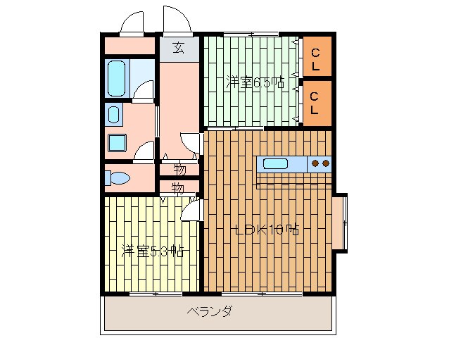 間取り図 グラン・プラ－ス