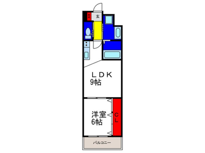 間取図 ISハイツ