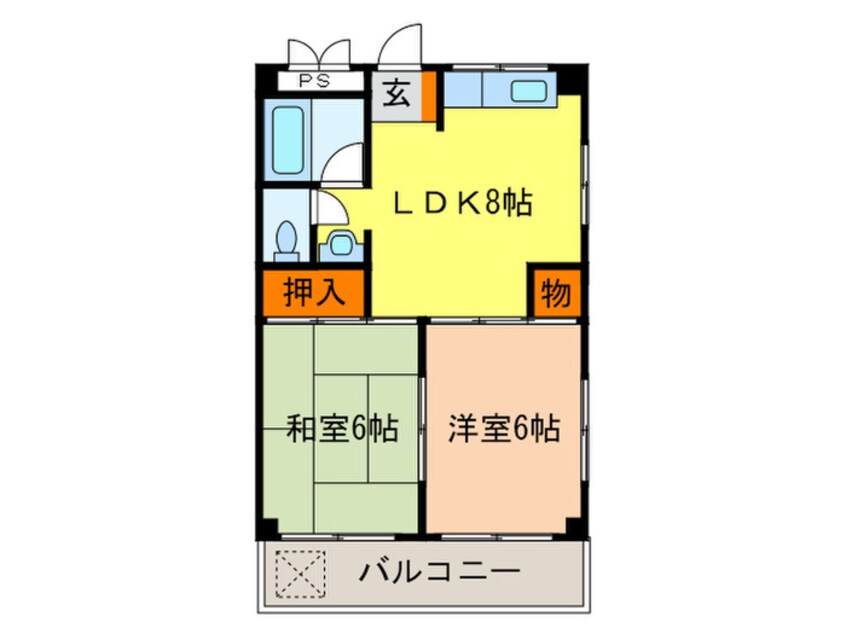 間取図 ＴＯＨＯマンション第２