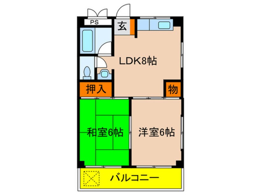 間取図 ＴＯＨＯマンション第２