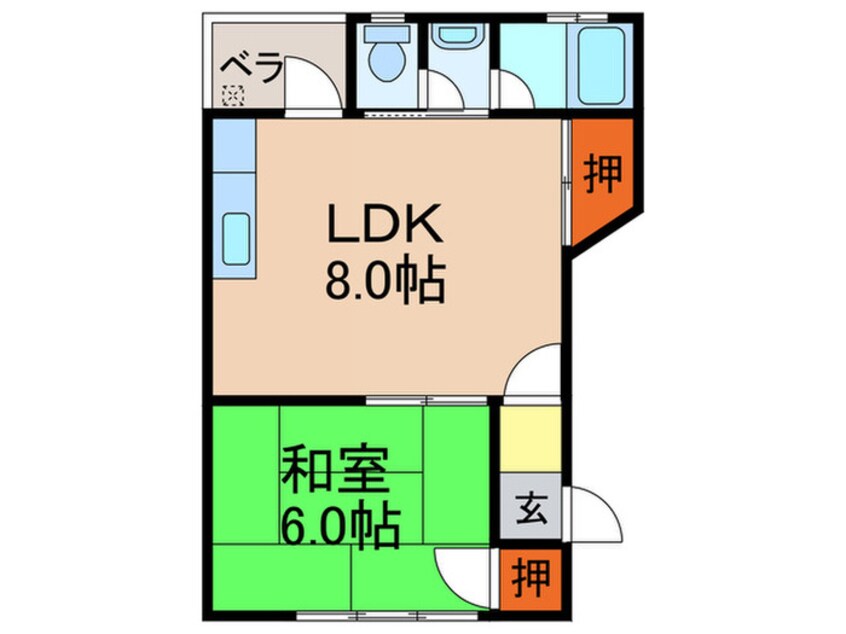 間取図 上田ハイツ