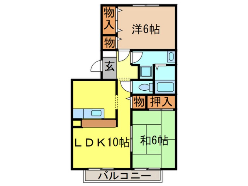 間取図 フレンドコーポＡ