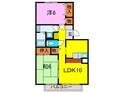 フレンドコーポＡの間取図
