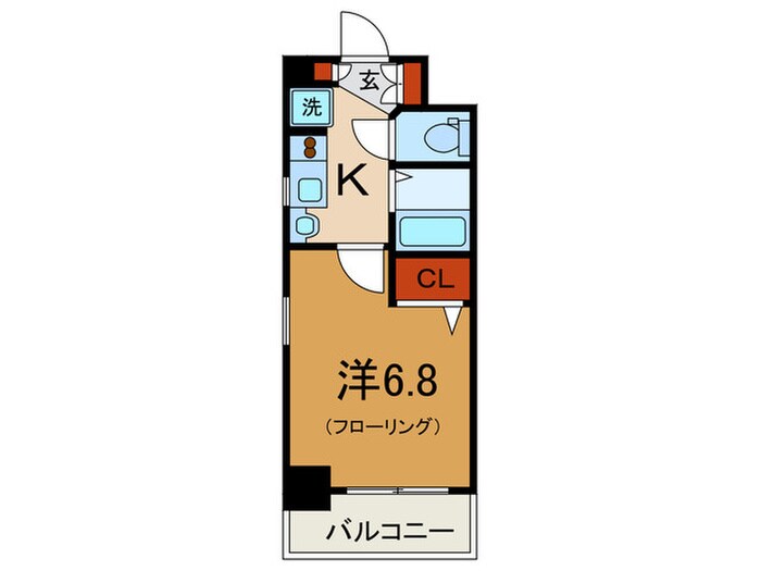 間取り図 EC神戸ﾊｰﾊﾞｰﾗﾝﾄﾞ前Ⅳﾍﾞｲﾗｲﾄ(401)