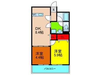 間取図 ウインド・ヒル香里Ⅰ