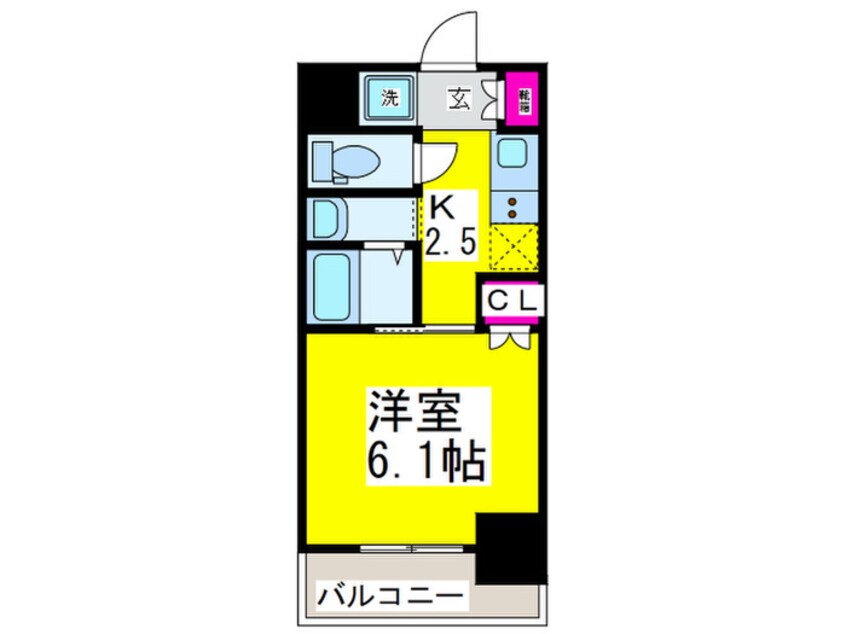 間取図 MAXIV大阪堺(303)