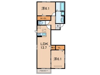 間取図 D-ROOM本山北町