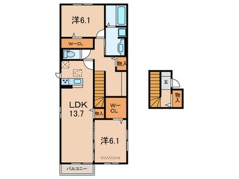 間取図 D-ROOM本山北町