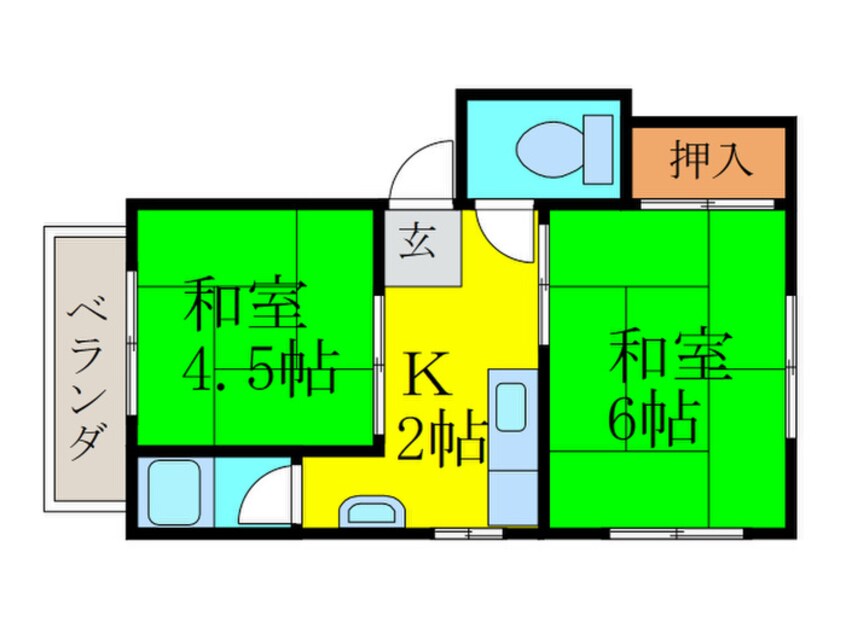 間取図 新堂マンション