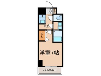 間取図 ﾜｰﾙﾄﾞｱｲ神戸ﾊｰﾊﾞｰﾗﾝﾄﾞⅡ