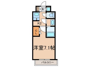 間取図 ﾜｰﾙﾄﾞｱｲ神戸ﾊｰﾊﾞｰﾗﾝﾄﾞⅡ