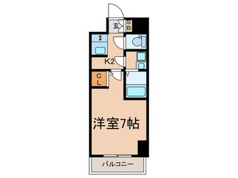 間取図 ﾜｰﾙﾄﾞｱｲ神戸ﾊｰﾊﾞｰﾗﾝﾄﾞⅡ