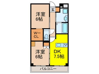 間取図 ハイタウン 御殿山東