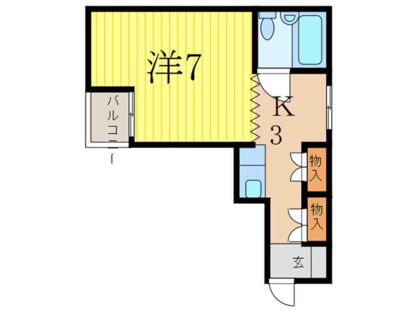 間取図 新大宮ハイツ