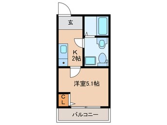 間取図 casa 御殿山