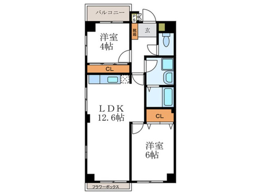 間取図 ラティエール桂