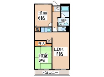 間取図 ウイングヒルズ羽曳野