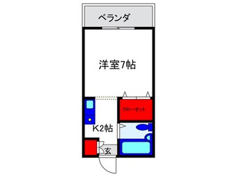 間取図 ｻﾝﾌﾚｯﾁｨ