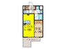 アーバネックス新大阪 1LDKの間取り