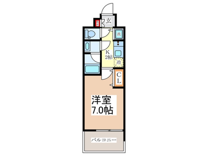 間取り図 ソルテラスOSAKAEASTGATE(906)