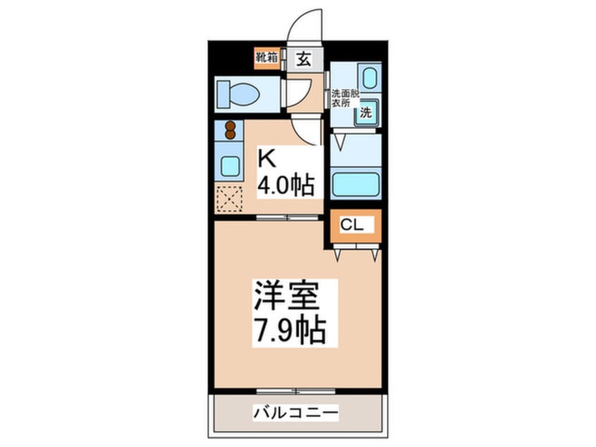 間取図 アム－ル高松東