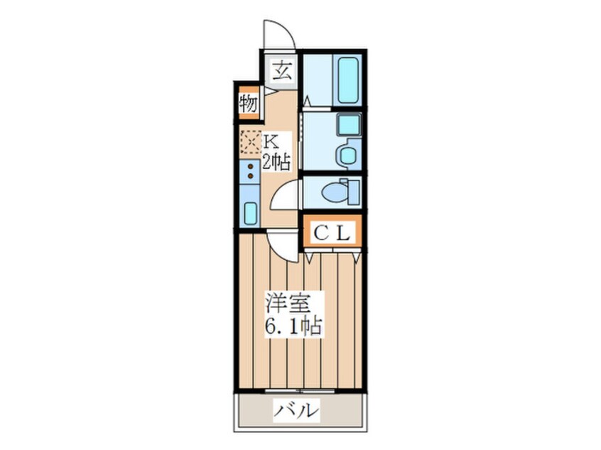 間取図 リアコート下新庄