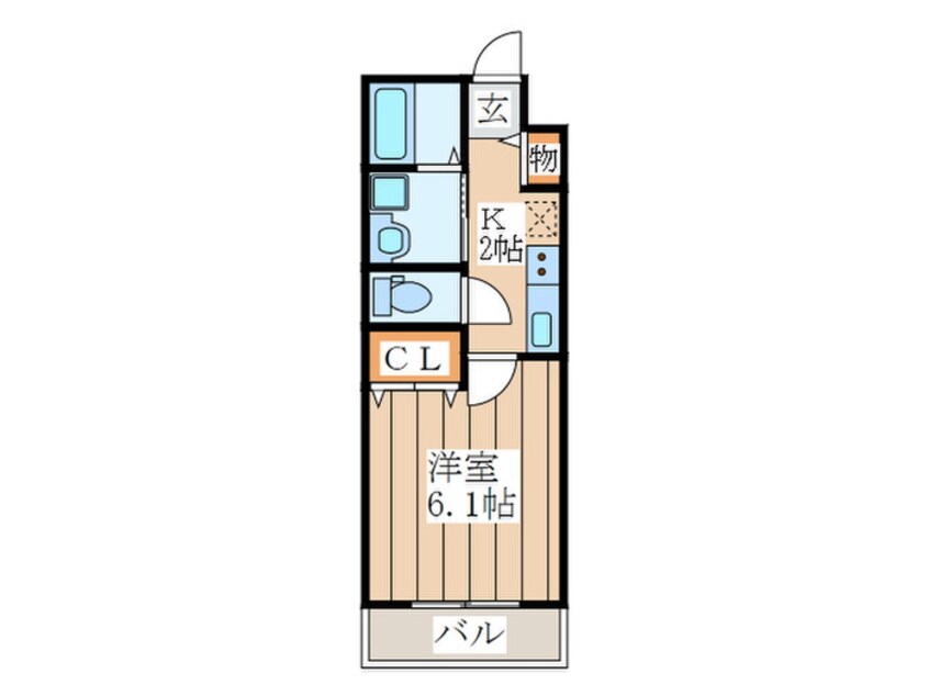 間取図 リアコート下新庄