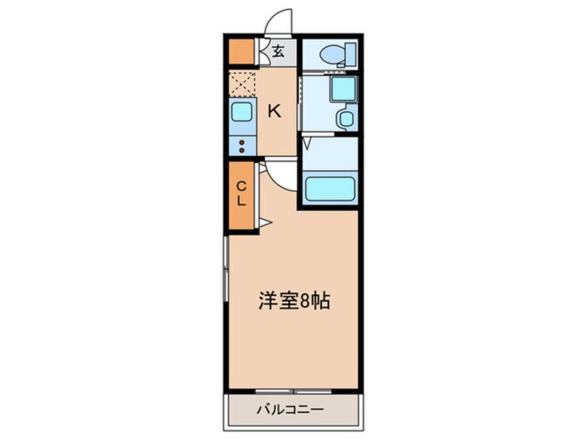 間取図 リアコート北田辺