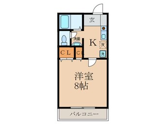 間取図 ﾄﾞﾐﾄﾘｵ仁王田