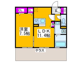 間取図 アリエス浜寺