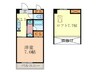 ＦＩＲＳＴ　ＣＯＵＲＴ五条新町 1Kの間取り