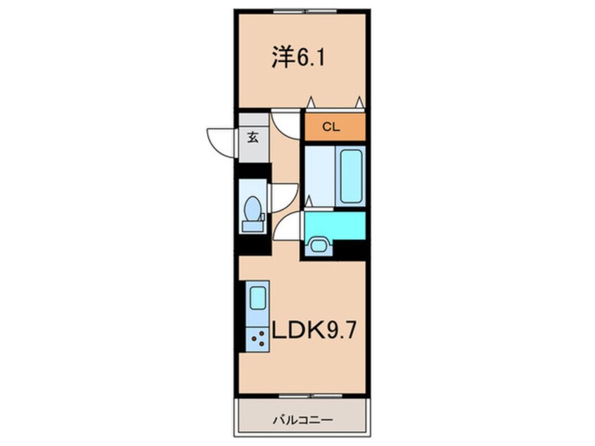 間取図 Pista神戸板宿