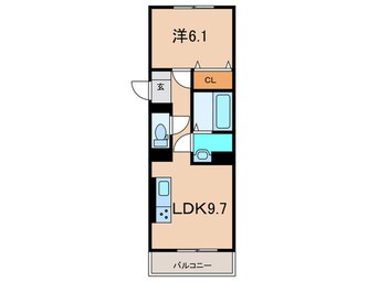 間取図 Pista神戸板宿