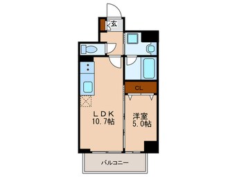 間取図 アルデ－ルトモ北堀江