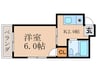 ロ－ズハイム 1Kの間取り