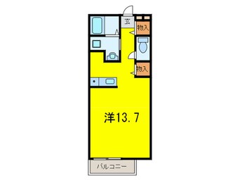 間取図 アミティエナギノ