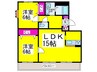 CEREZO74 2LDKの間取り