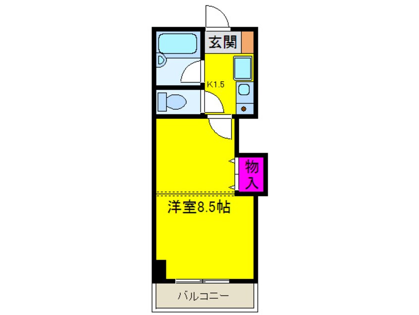 間取図 ハイ・グリーン松下