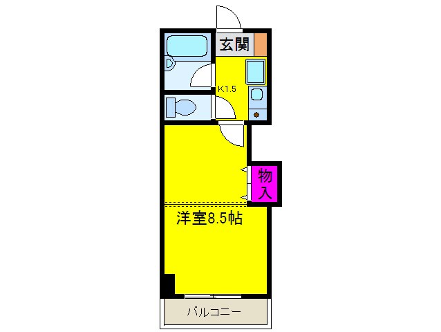 間取り図 ハイ・グリーン松下