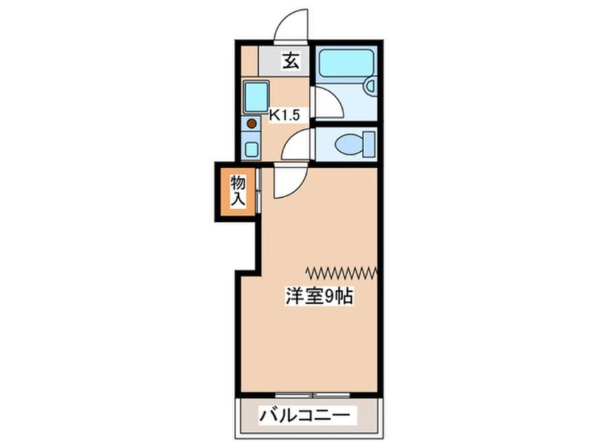 間取図 ハイ・グリーン松下