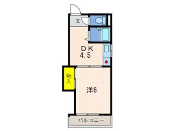 間取図 峰湊川ハイツ