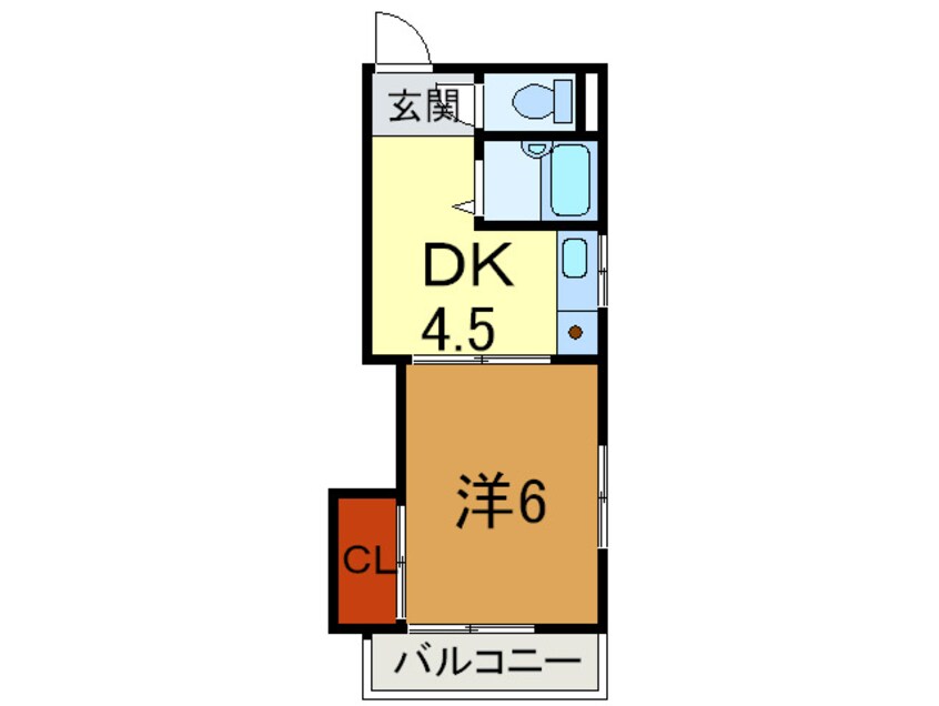 間取図 峰湊川ハイツ