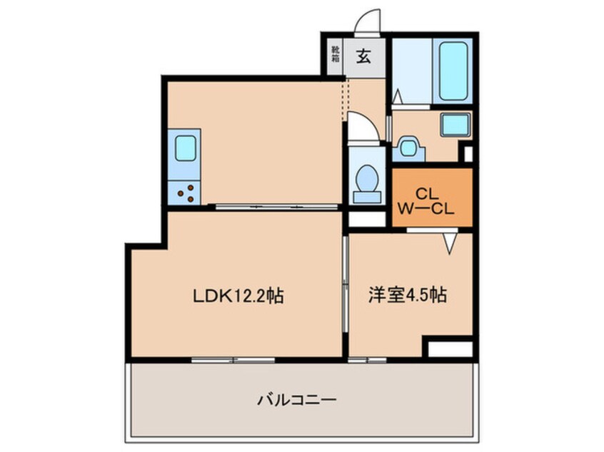 間取図 サウスメゾンサフィニア